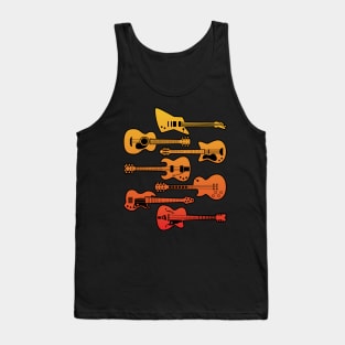 Vintage Guitar Graphic - For Men Women and Music Groups Tank Top